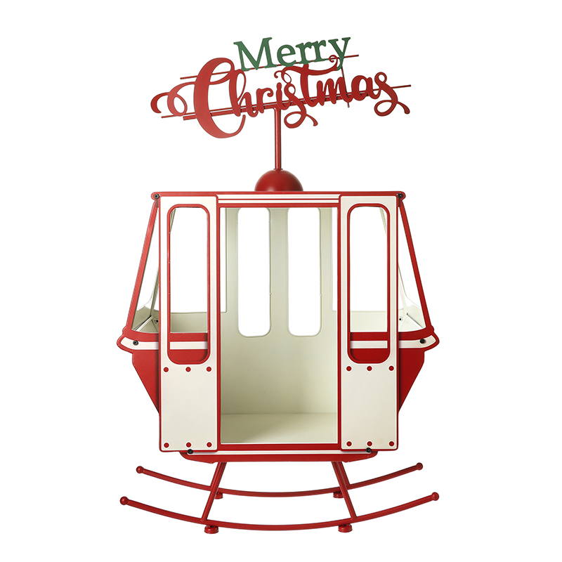 Large Metal Gondola Ski Lift Christmas Prop by Heaven Sends<br><br> Bring the magic of a snowy Alpine resort into your home this Christmas with this stunning Large Metal Gondola Ski Lift Christmas Prop by Heaven Sends. Inspired by vintage ski lift cabins this statement decoration captures the nostalgic charm of winter holidays in the mountains and makes an unforgettable centrepiece for any festive display.